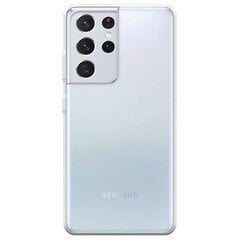 Fusion ultra 1 mm izturīgs silikona aizsargapvalks Samsung G998 Galaxy S21 Ultra caurspīdīgs цена и информация | Чехлы для телефонов | 220.lv