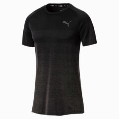 T-krekls vīriešiem PUMA Evostripe evoKNIT Slim Fit, melns cena un informācija | Sporta apģērbs vīriešiem | 220.lv