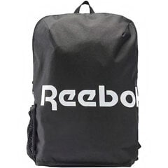 Sporta mugursoma Reebok Active Core Backpack S FQ5291, 16,5 l, melna cena un informācija | Sporta somas un mugursomas | 220.lv