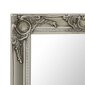 Baroka sienas spogulis, 60 x 40 cm, sudraba krāsā cena un informācija | Spoguļi | 220.lv