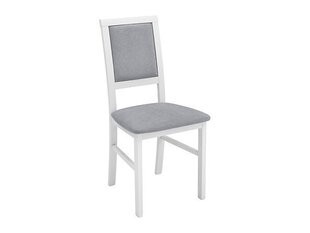 2-u krēslu komplekts BRW Robi, pelēks/balts cena un informācija | Virtuves un ēdamistabas krēsli | 220.lv