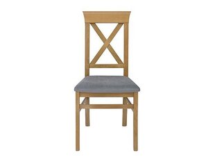 2-u krēslu komplekts BRW Bergen, brūns/pelēks цена и информация | Стулья для кухни и столовой | 220.lv