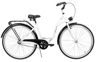 Pilsētas velosipēds AZIMUT City Lux 28 "2021, balts / melns cena un informācija | Velosipēdi | 220.lv