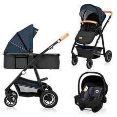 Универсальная коляска Lionelo Amber 3in1, Blue navy цена и информация | Коляски | 220.lv