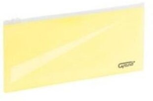Чехол с молнией Grand, 240x118 мм, желтый цена и информация | Канцелярия | 220.lv