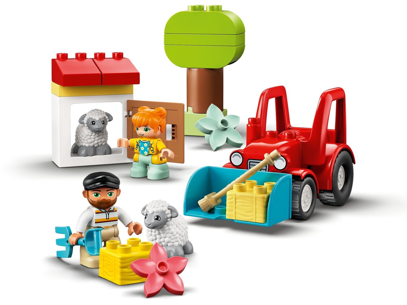 10950 LEGO® DUPLO Lauku sētas traktors cena un informācija | Konstruktori | 220.lv