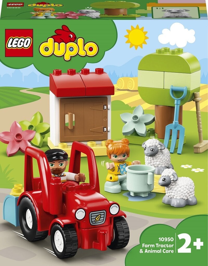 10950 LEGO® DUPLO Town Сельскохозяйственный трактор и уход за животными  цена | 220.lv