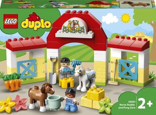 10951 LEGO® DUPLO Town Конюшня и уход за пони цена и информация | Kонструкторы | 220.lv