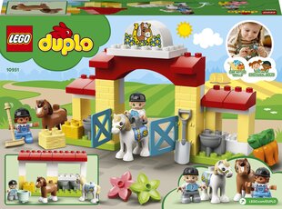 10951 LEGO® DUPLO Town Конюшня и уход за пони цена и информация | Конструкторы | 220.lv