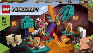 21168 LEGO® Minecraft Искаженный лес цена и информация | Kонструкторы | 220.lv