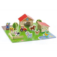Игрушка деревянная 3D ферма Viga цена и информация | Развивающие игрушки | 220.lv