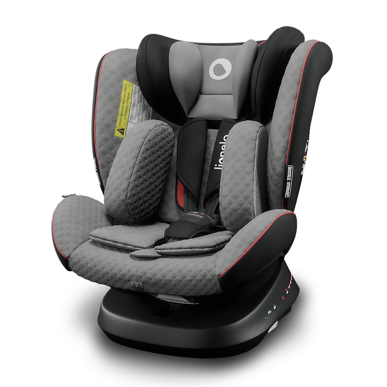 Autokrēsliņš Lionelo Bastian One Isofix, 0-36 kg, Grey Stone Black cena |  220.lv