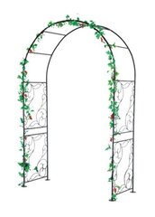 Металлическая арка для растений Garden Line, 135x54x215 см цена и информация | Подставки для цветов, держатели для вазонов | 220.lv