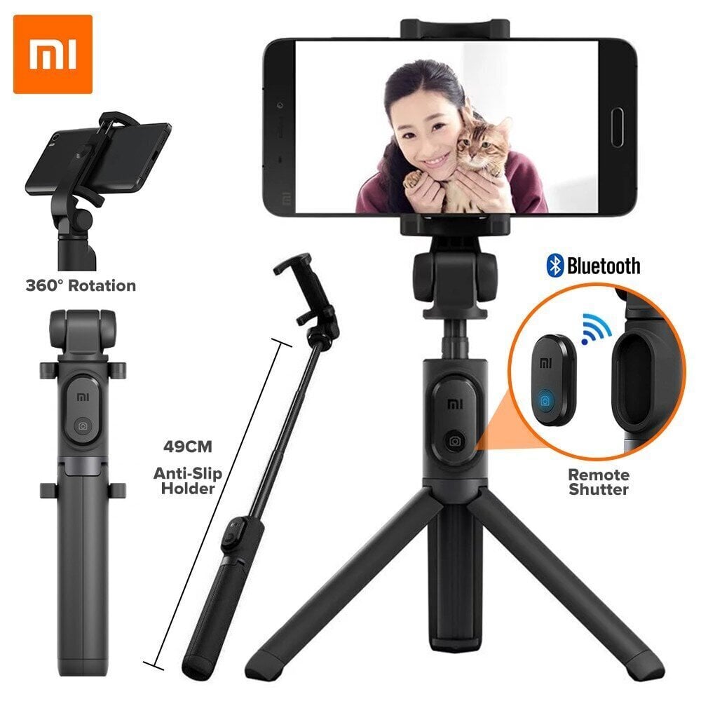 Xiaomi Mi Selfie Stick statīvs ( melns) ASV cena un informācija | Selfie Sticks | 220.lv