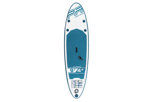 Piepūšam SUP dēlis Aqua Marina Pure Air 2,85 m, zils цена и информация | SUP доски, водные лыжи, водные аттракционы | 220.lv