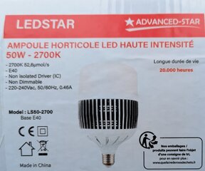 Лампа для растений LED (рост) 42w 95cm 6500K цена и информация | Проращиватели, лампы для растений | 220.lv