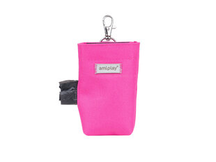Футляр Amiplay для мешков для экскрементов Samba Pink цена и информация | Средства по уходу за животными | 220.lv