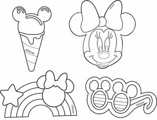 Набор Создайте свои собственные магниты на холодильник, Colorino Creative Disney Junior Minnie цена и информация | Развивающие игрушки | 220.lv