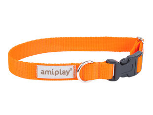 Amiplay regulējama apkakle Samba, M, Orange cena un informācija | Apkakles, siksnas suņiem | 220.lv