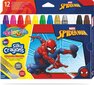 Atskrūvējami zīda krītiņi Colorino Marvel Spider-Man, 3 in 1, 12 krāsas цена и информация | Modelēšanas un zīmēšanas piederumi | 220.lv