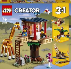 31116 LEGO® Creator Safari Домик дикой природы на дереве цена и информация | Конструкторы и кубики | 220.lv