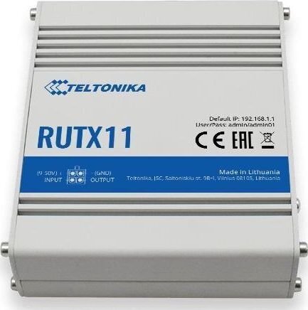 Teltonika RUTX11000000 цена и информация | Rūteri (maršrutētāji) | 220.lv