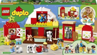 10952 LEGO® DUPLO Town Хлев, трактор и животные цена и информация | Kонструкторы | 220.lv