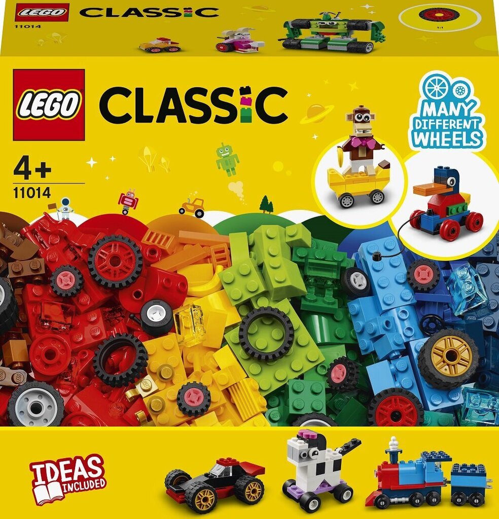 11014 LEGO® Classic Klucīši un riteņi цена и информация | Konstruktori | 220.lv