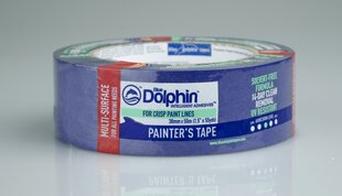 Līmlente 30mm x 50m Blue Dolphih - Blue cena un informācija | Piederumi krāsošanai | 220.lv