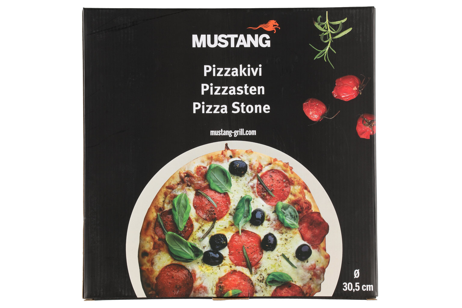 Plakans cepšanas akmens Mustang Pizza stone Multigrill, 30 cm cena un informācija | Grila, barbekjū piederumi un aksesuāri | 220.lv