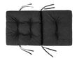 3 spilvenu komplekts šūpolēm Hobbygarden Venus 150 cm, melns cena un informācija | Krēslu paliktņi | 220.lv