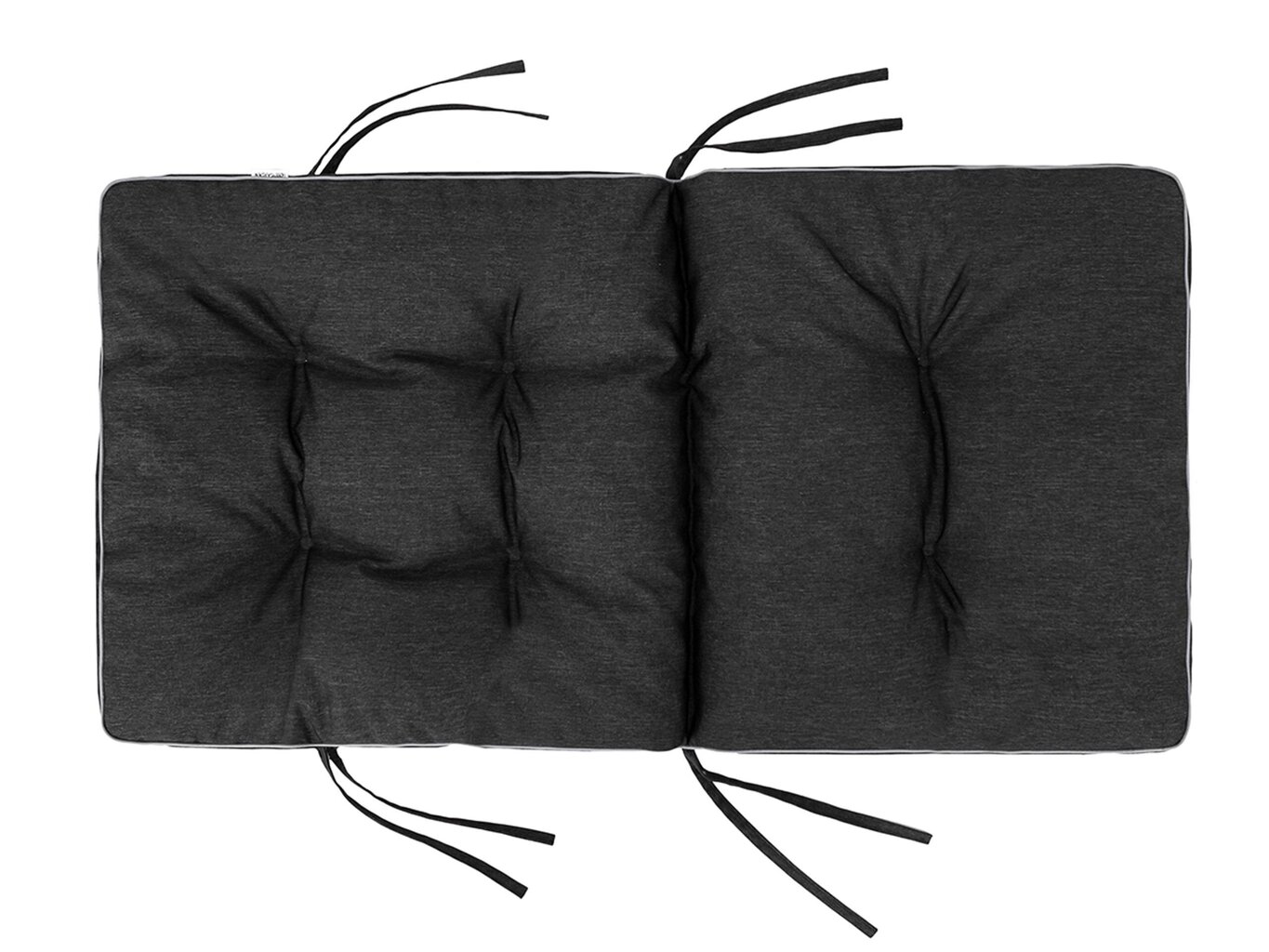 3 spilvenu komplekts šūpolēm Hobbygarden Venus 180 cm, melns cena un informācija | Krēslu paliktņi | 220.lv