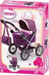 Leļļu rati Bayer Trendy, violeti cena un informācija | Rotaļlietas meitenēm | 220.lv