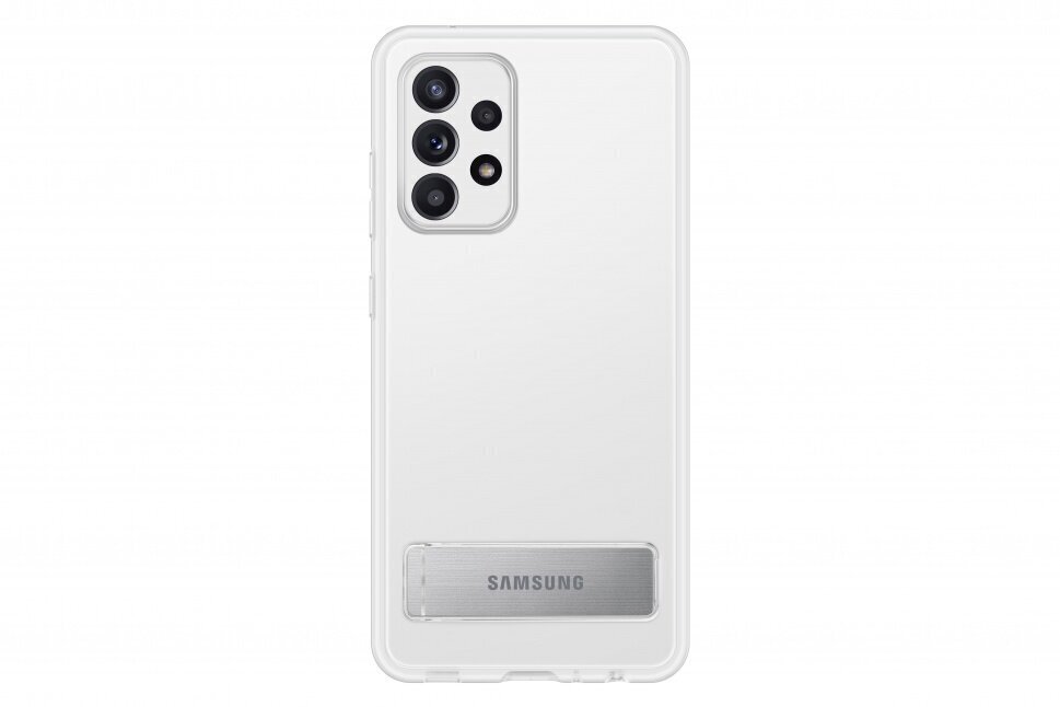 Samsung Galaxy A52 Clear Standing Cover Transparent cena un informācija | Telefonu vāciņi, maciņi | 220.lv