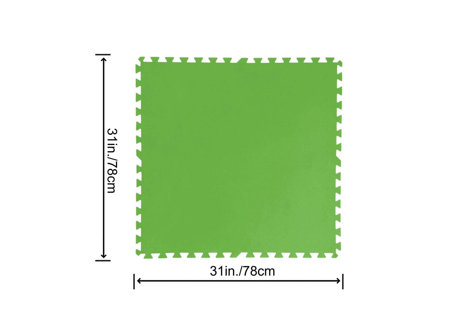 Segmenta paklājs āra baseiniem Flowclear, 78x78 cm, 9 vnt. cena un informācija | Baseinu piederumi | 220.lv