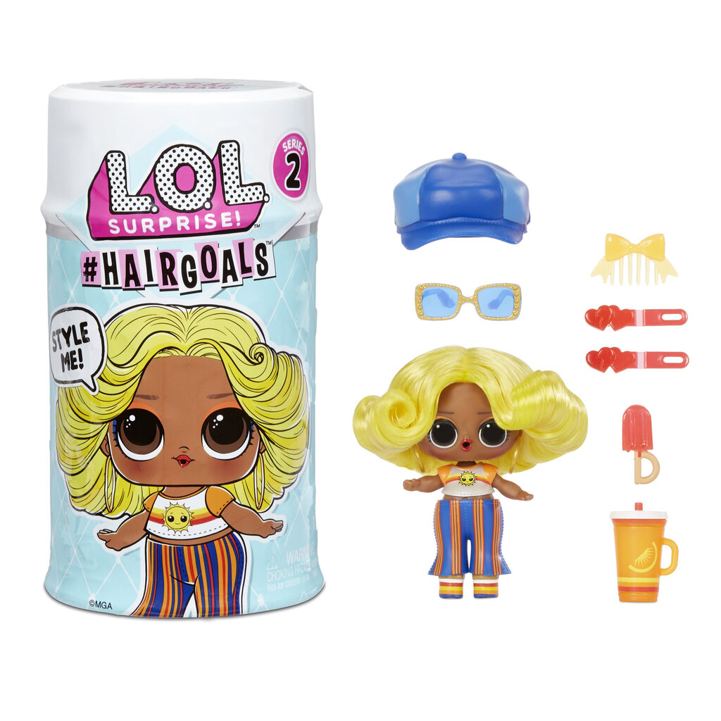Lellīte-pārsteigums L.O.L. Surprise Hairgoals 2.0 цена и информация | Rotaļlietas meitenēm | 220.lv