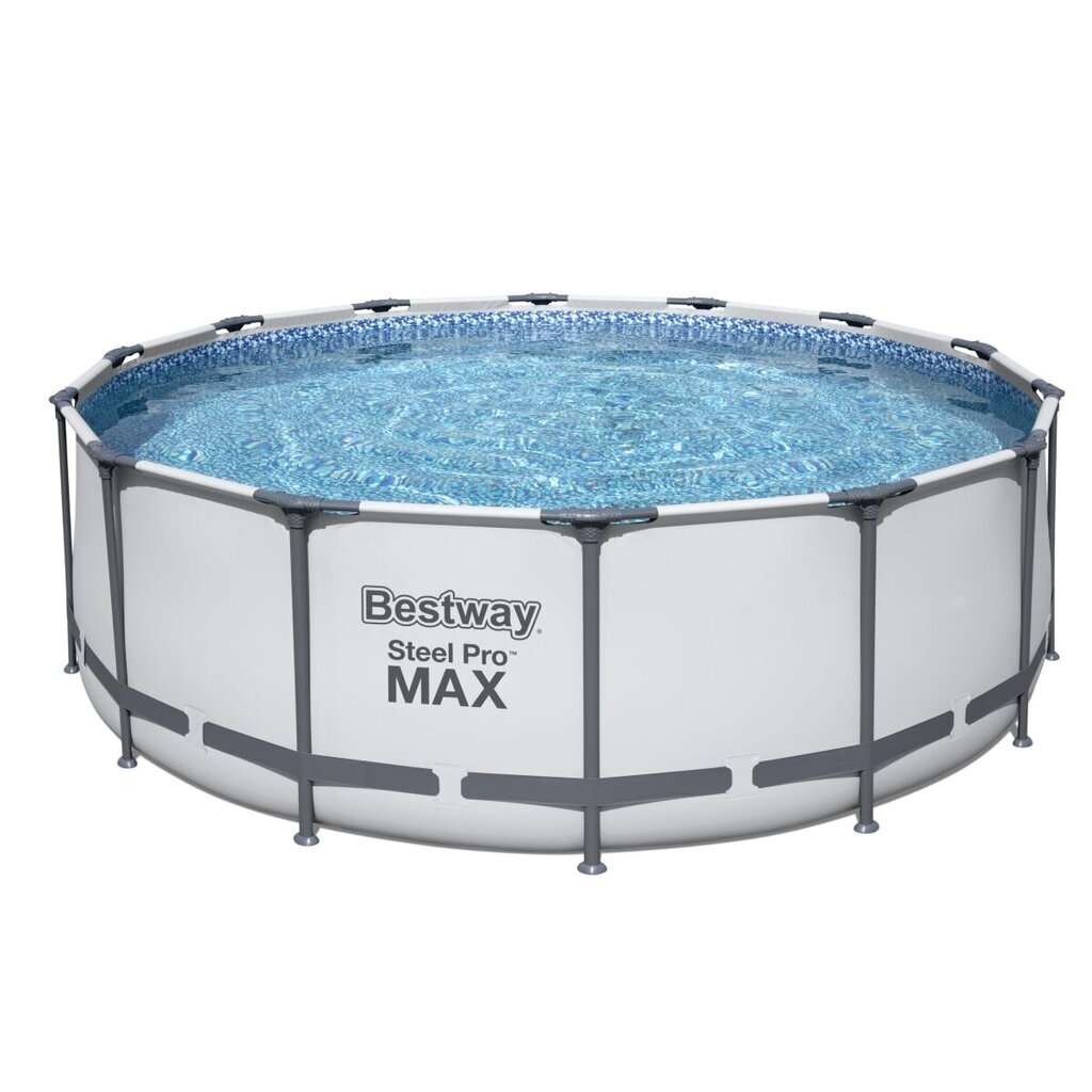 Karkasa baseins Bestway Steel Pro Max 427x122 cm, ar filtru cena un informācija | Baseini | 220.lv