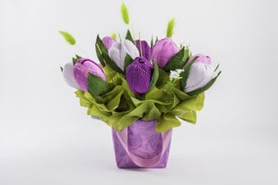 Floriana 1 saldumu buķete “Gardi ziedi”, 240 g cena un informācija | Saldumi | 220.lv