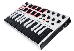 AKAI MPK Mini MK3 MIDI kontrolieris (balts) cena un informācija | Akai Mūzikas instrumenti un piederumi | 220.lv