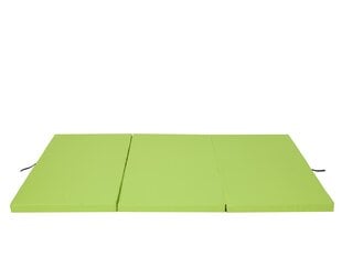 Salokāms matracis Hobbygarden Alex XXL, 120x195 cm, zaļš cena un informācija | Matrači | 220.lv