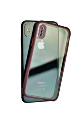 Telefona vāciņš priekš iPhone X/XS, violets/caurspīdīgs cena un informācija | Telefonu vāciņi, maciņi | 220.lv