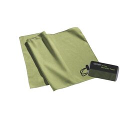 Dvielis Microfiber Towel Green S, 60x30 cm cena un informācija | Dvieļi | 220.lv