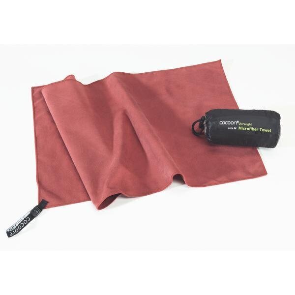 Dvielis Microfiber Towel Red M, 90x50cm цена и информация | Dvieļi | 220.lv