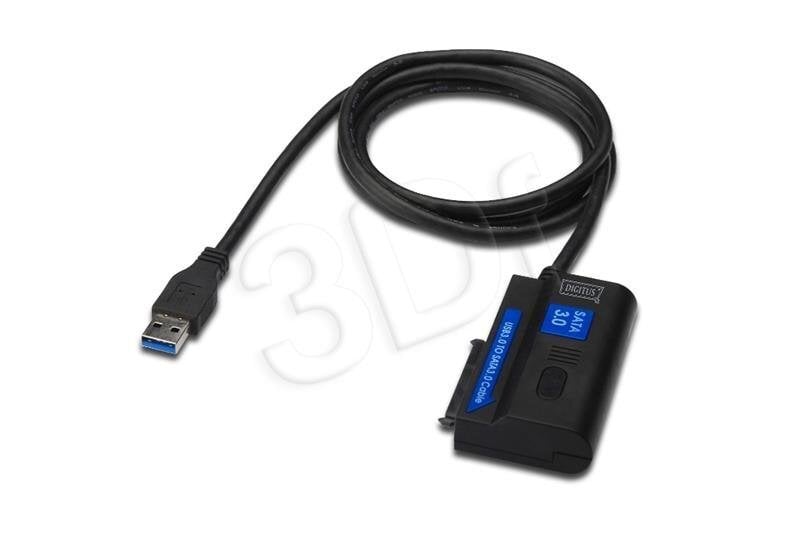 Digitus DA-70326 Adapteris USB 3.0->SATA 1.2 m cena un informācija | Kabeļi un vadi | 220.lv