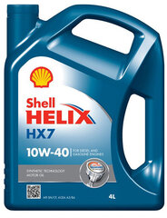 SHELL 1L Helix HX7 10W40 цена и информация | Моторное масло | 220.lv