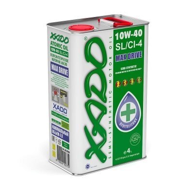 Motoreļļa XADO Atomic OIL 10W-40 SL/CI-4 (4L) цена и информация | Motoreļļas | 220.lv