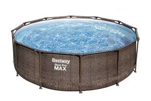 Каркасный бассейн Bestway Steel Pro Max Swim Vista 366x100 см, с фильтром цена и информация | Бассейны | 220.lv