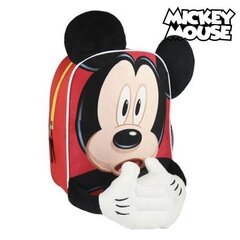 Mugursoma bērniem Mickey Mouse/ Mikipele 4607, sarkana cena un informācija | Skolas somas | 220.lv