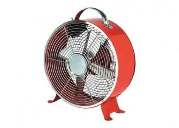 Galda ventilators Coolwave 15W Sarkans cena un informācija | Ventilatori | 220.lv