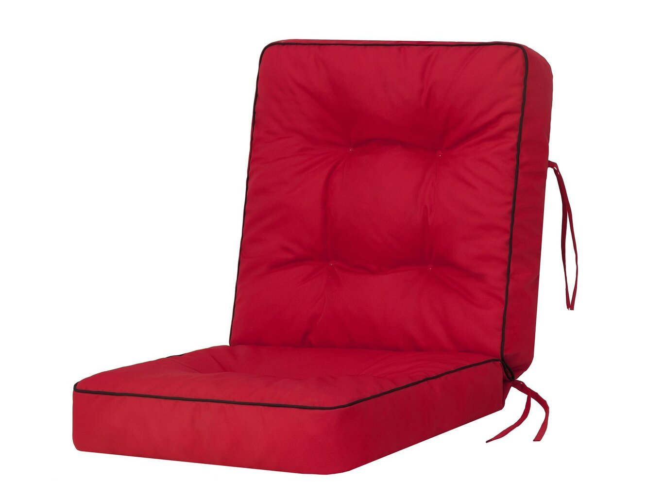 3 spilvenu komplekts šūpolēm Hobbygarden Venus 180 cm, sarkans cena un informācija | Krēslu paliktņi | 220.lv